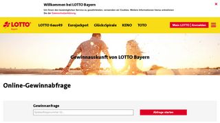 
                            13. Gewinnauskunft von LOTTO Bayern: Unser Abfrage-Service