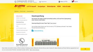 
                            9. Gewinnprüfung online - LOTTO Hamburg