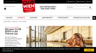 
                            3. Gewinnspiele - CLUB WIEN