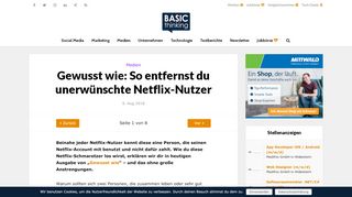 
                            12. Gewusst wie: So entfernst du unerwünschte Netflix-Nutzer