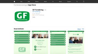
                            9. GF Forsikring i App Store - iTunes - Apple