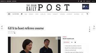 
                            7. GFA to host referee course | Guam Sports | postguam.com