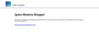 
                            3. GfK Mystery Shopping