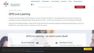 
                            7. GFN Live Learning - das innovative Lernsystem der GFN AG
