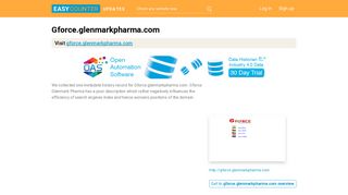 
                            5. Gforce Glenmark Pharma (Gforce.glenmarkpharma.com) - Glenmark ...