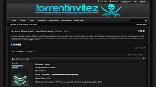 
                            10. GFXPeers | Other - Torrentinvites