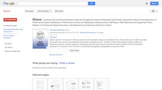 
                            9. Ghana: Combined First and Second Reviews Under the Arrangement ... - Google Books Result