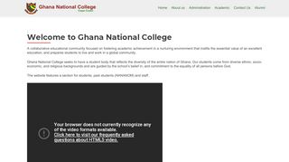 
                            2. GHANA NATIONAL COLLEGE