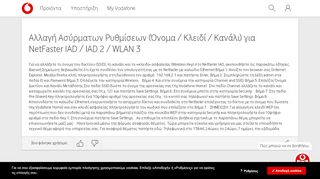 
                            2. για NetFaster IAD / IAD 2 / WLAN 3 - Vodafone