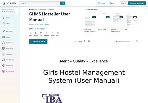 
                            10. GHMS Hosteller User Manual | Password | Login - Scribd