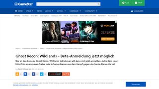 
                            1. Ghost Recon: Wildlands - Beta-Anmeldung jetzt möglich - GameStar