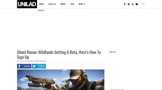 
                            9. Ghost Recon: Wildlands Getting A Beta, Here's How To Sign Up - Unilad