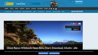 
                            7. Ghost Recon Wildlands - Open Beta: Exakte Startzeit, Download ...
