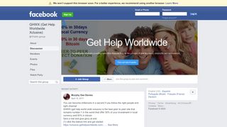 
                            2. GHWX (Get Help Worldwide Xclusive) Public Group | Facebook