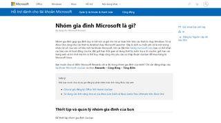 
                            3. Gia đình Microsoft là gì? - Microsoft Support