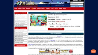 
                            9. Giant Lottos | Online Lottery Ticket Purchasing Service - PlayCasino