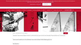 
                            4. Gibraltar International Bank - Online Banking Terms and Conditions