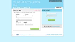 
                            5. Gibz Salon and Day Spa / Nutrition Store > Login ... - secure-booker.com