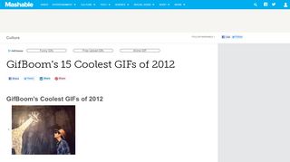 
                            7. GifBoom's 15 Coolest GIFs of 2012 - Mashable