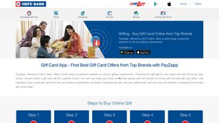 
                            6. Gift Card - Buy Online Gift Cards from Top Brands for ... - HDFC Bank