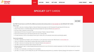 
                            11. Gift Card Information - SpiceJet