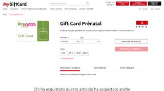 
                            2. Gift Card Prénatal