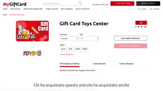 
                            4. Gift Card Toys Center