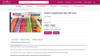 
                            9. Gift Cards India | Products | Gift-card | Ticket Compliments® Max Gift ...