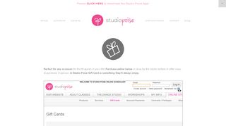 
                            9. Gift Cards — Studio-Poise