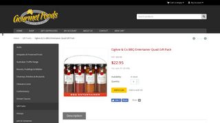
                            12. Gift Packs :: Ogilvie & Co BBQ Entertainer Quad Gift Pack - Gourmet ...