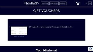 
                            8. Gift vouchers - Timescape