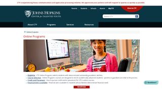 
                            6. Gifted and Talented Online Programs | Johns Hopkins Center for ...