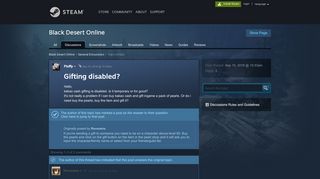 
                            10. Gifting disabled? :: Black Desert Online General Discussions