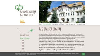 
                            5. GiG startet digital - Gesamtschule im Gartenreich