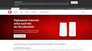 
                            5. GigaCube – Internet bei der Bundeswehr - Vodafone