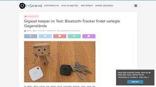 
                            6. Gigaset keeper im Test: Bluetooth-Tracker findet verlegte Gegenstände
