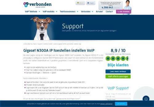 
                            5. Gigaset N300A IP toestellen instellen VoIP | Support en ondersteuning ...