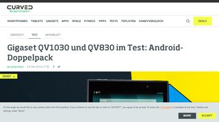 
                            10. Gigaset QV1030 und QV830 im Test: Android-Doppelpack ... - Curved