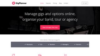 
                            8. GigPlanner: Artist and musicians bookings software for bands, DJ ...