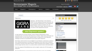 
                            5. Gigrawars | Browsergame Magazin