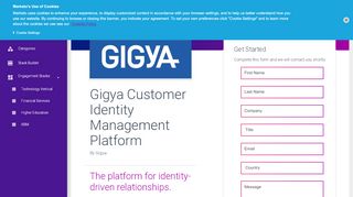
                            11. Gigya Customer Identity Management Platform - Marketo LaunchPoint
