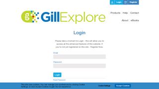 
                            2. Gill Explore - Login