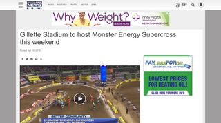 
                            8. Gillette Stadium to host Monster Energy Supercross this weekend ...
