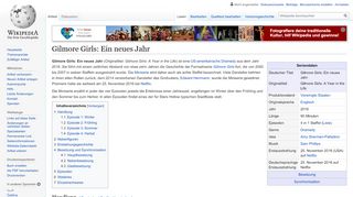 
                            6. Gilmore Girls: Ein neues Jahr – Wikipedia
