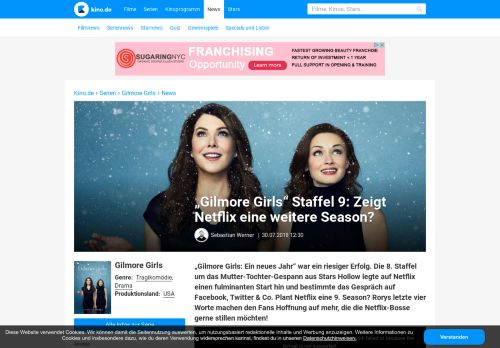 
                            4. „Gilmore Girls“ Staffel 9: Zeigt Netflix eine weitere Season? · KINO.de