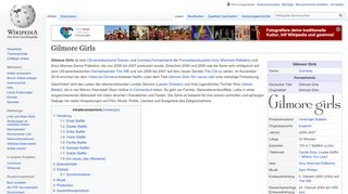
                            7. Gilmore Girls – Wikipedia