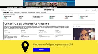 
                            11. Gilmore Global Logistics Services, Inc.: Private Company Information ...