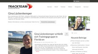 
                            2. Gina Lückenkemper Kategorie - Trackteam