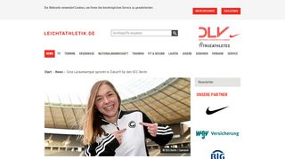 
                            8. Gina Lückenkemper sprintet in Zukunft für den SCC Berlin | Das ...