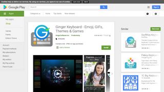 
                            11. Ginger Keyboard - Emoji, GIFs, Themes & Games - Apps on Google Play
